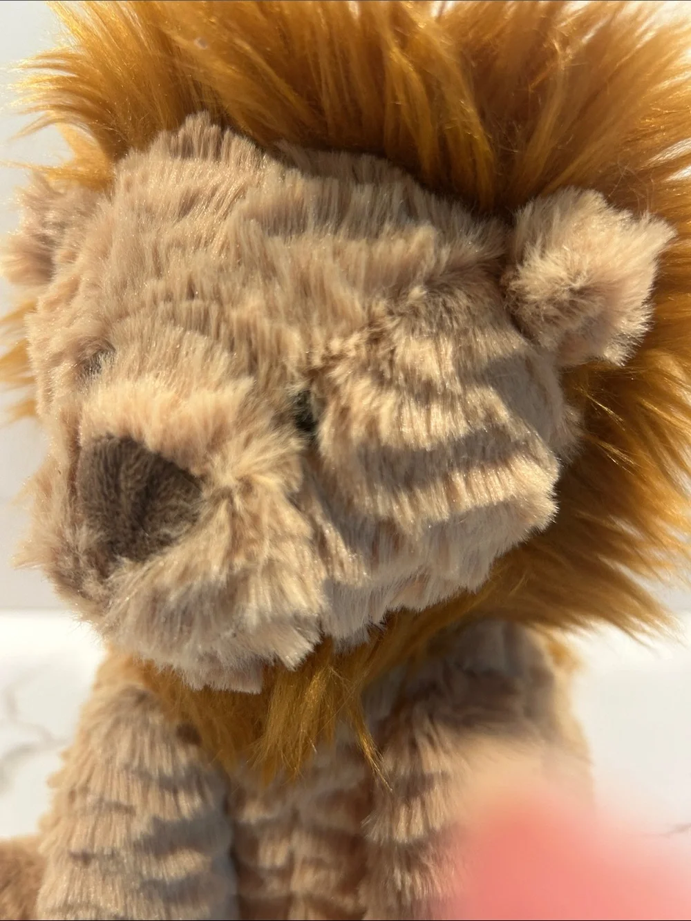 Jellycat London Fuddlewuddle Beige and Golden Brown Plush Lion